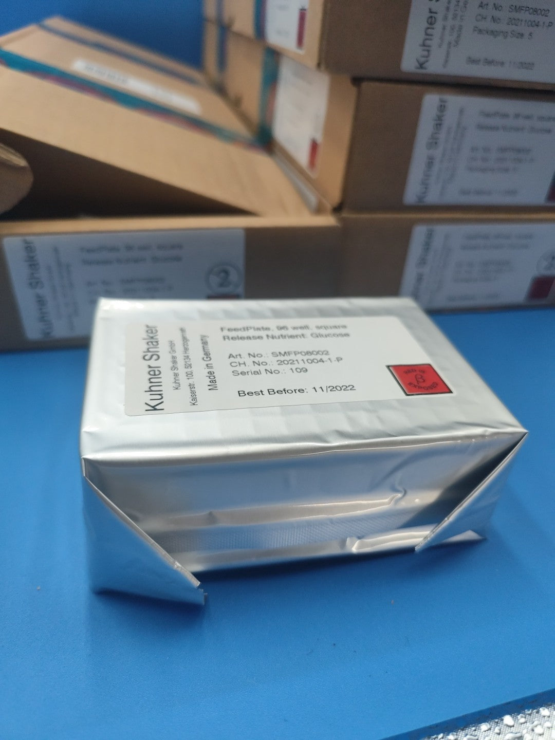 kuhner shaker GmbH feedplate 96 well plate Square release nutrient glucose 1 pcs