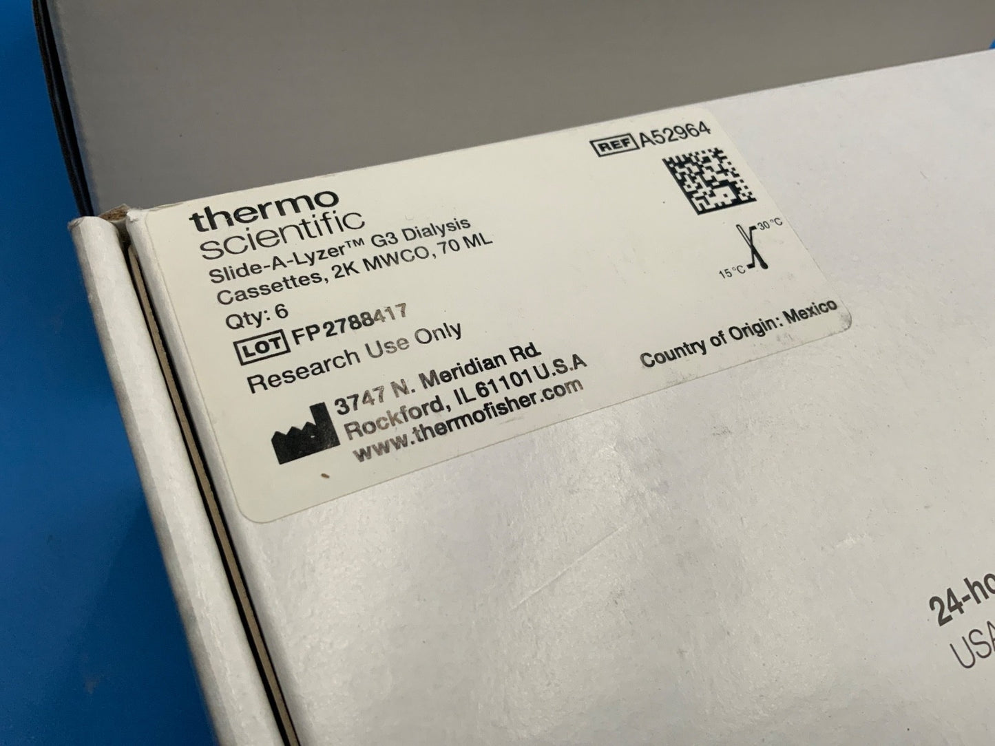 Thermo Dialysis Cassette 3.5 7 10 30 kd 0.1-230ml