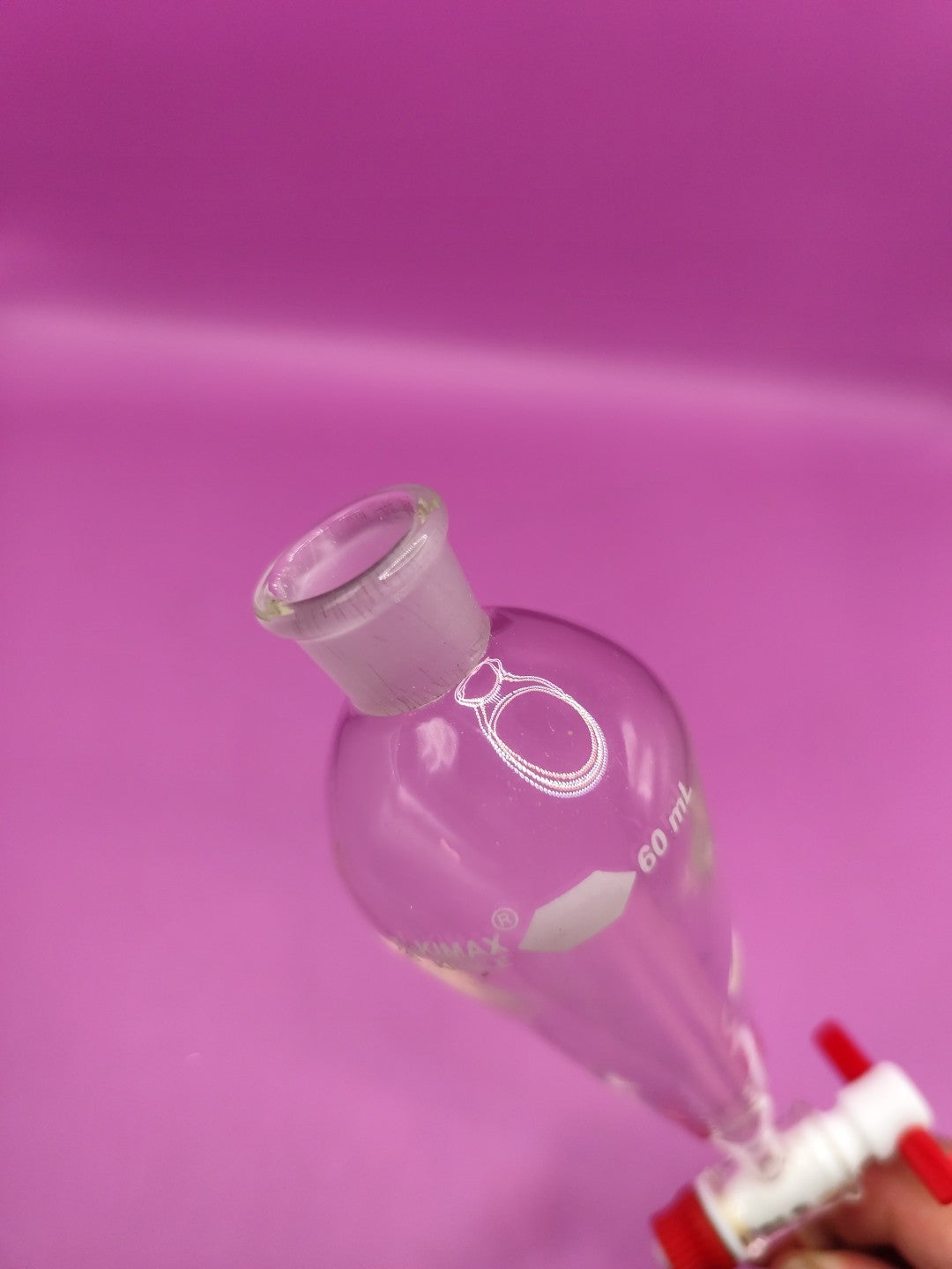 Kimax Kimble Separatory Funnel Squibb 60ml