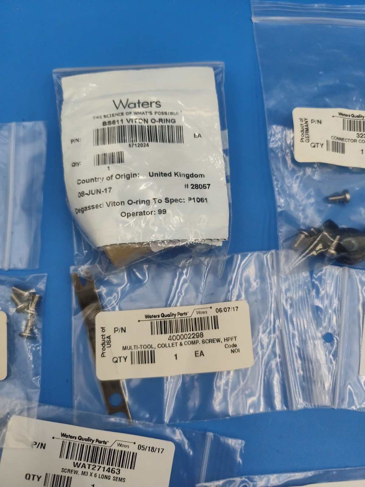 Large Lot Of Waters Service Parts