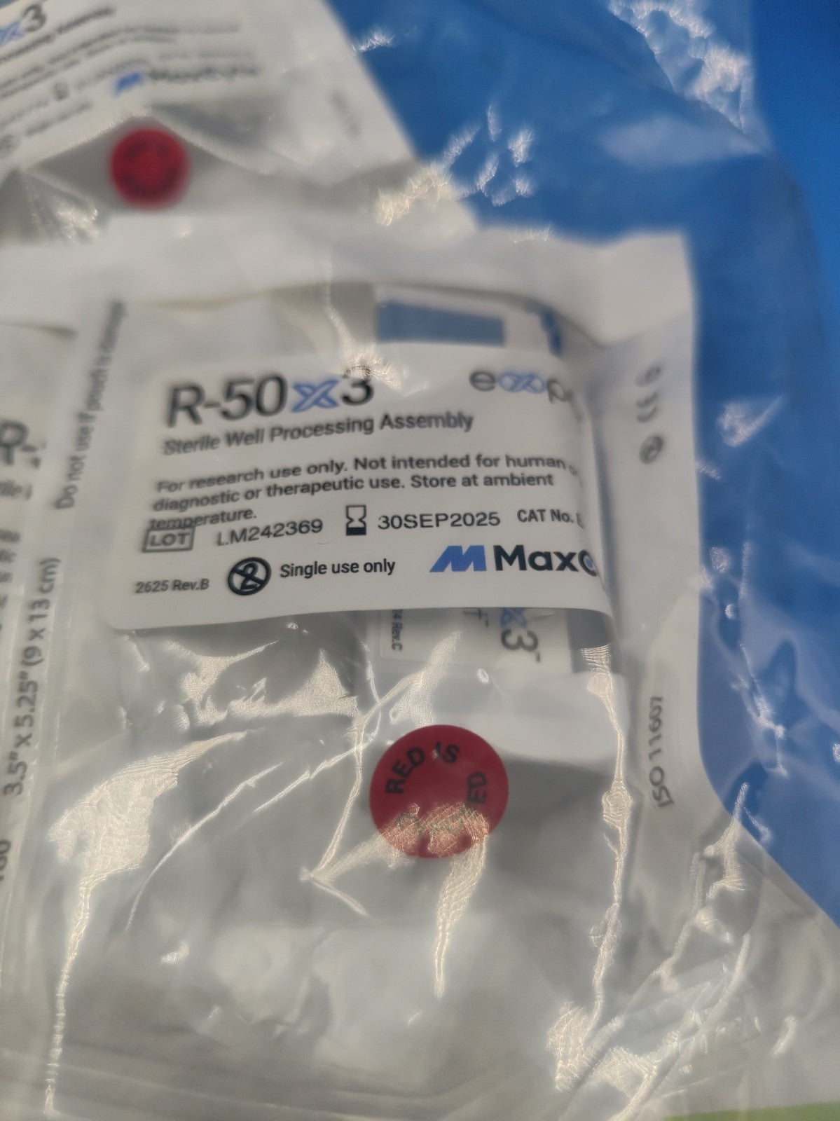 (5) MAXCYTE R-50x3 Expert Electroporation Processing Assembly