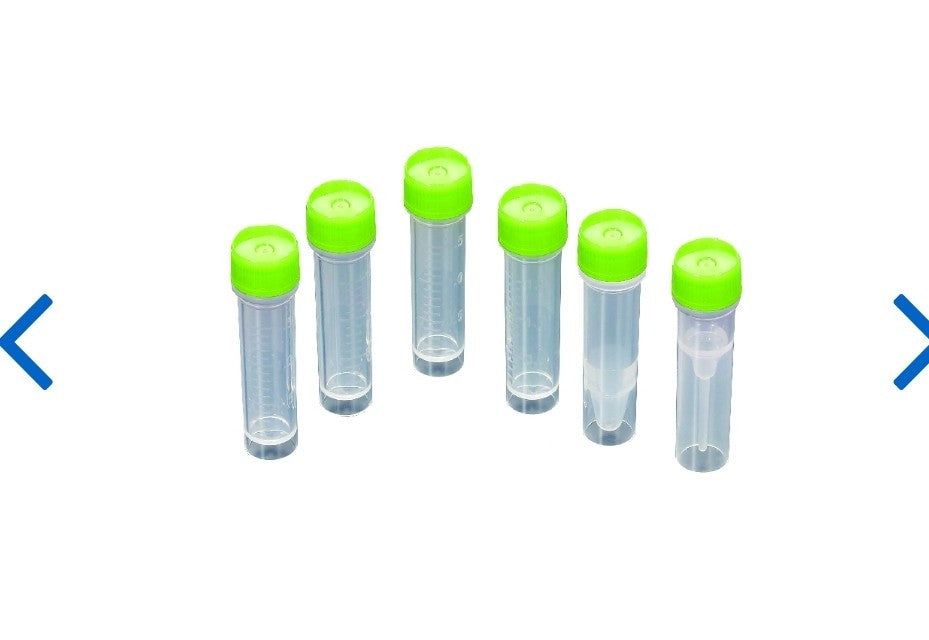 VWR 89004-294 1.5 mL 20000g Microcentrifuge Tubes with Socket Screw Cap 5000cs
