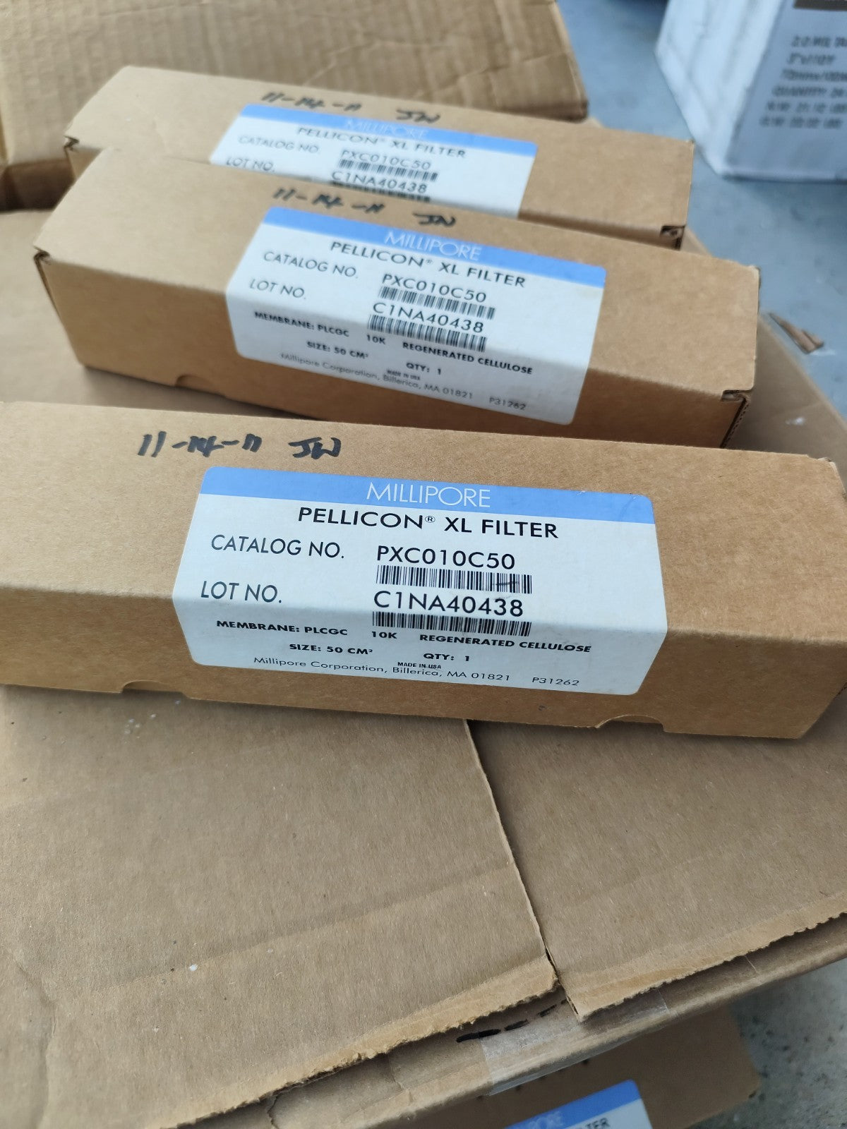 pxc010c50 Pellicon Xl Filter pxc010c50 Regenerated Cellulose 10k 50cm2 3pcs 