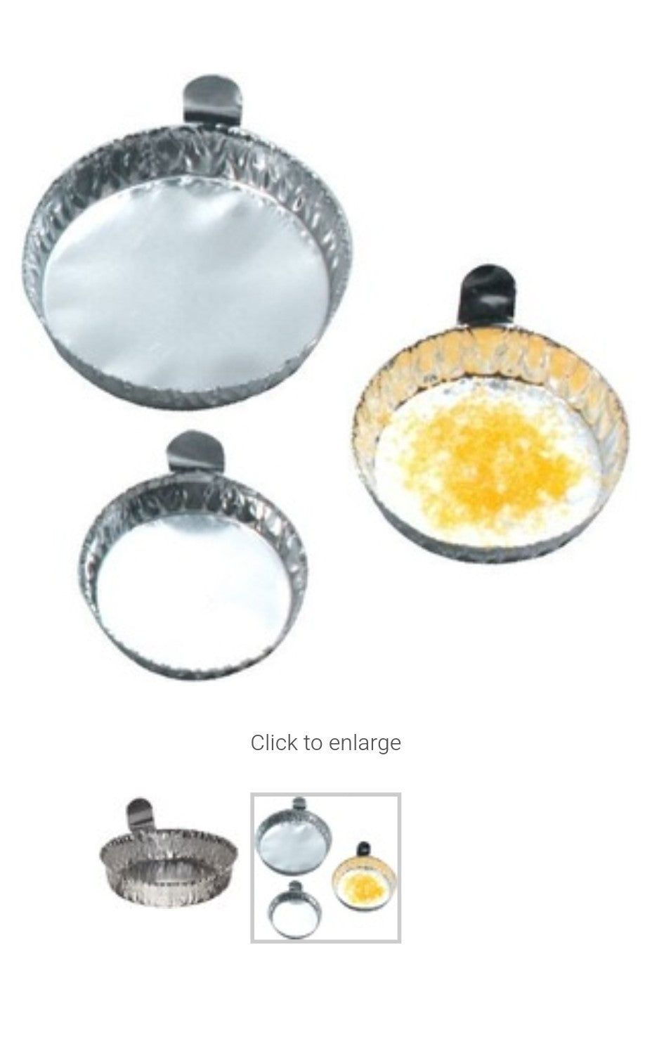 Wards science small aluminum weigh dish Pack Of 100  470306-944