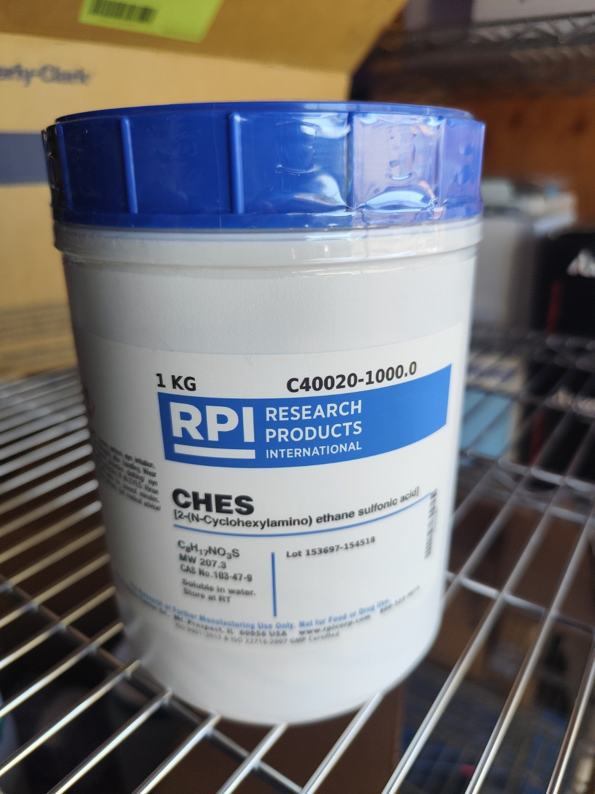 RPI CHES [2-(N-Cyclohexylamino)ethanesulfonic acid], 1 Kilogram