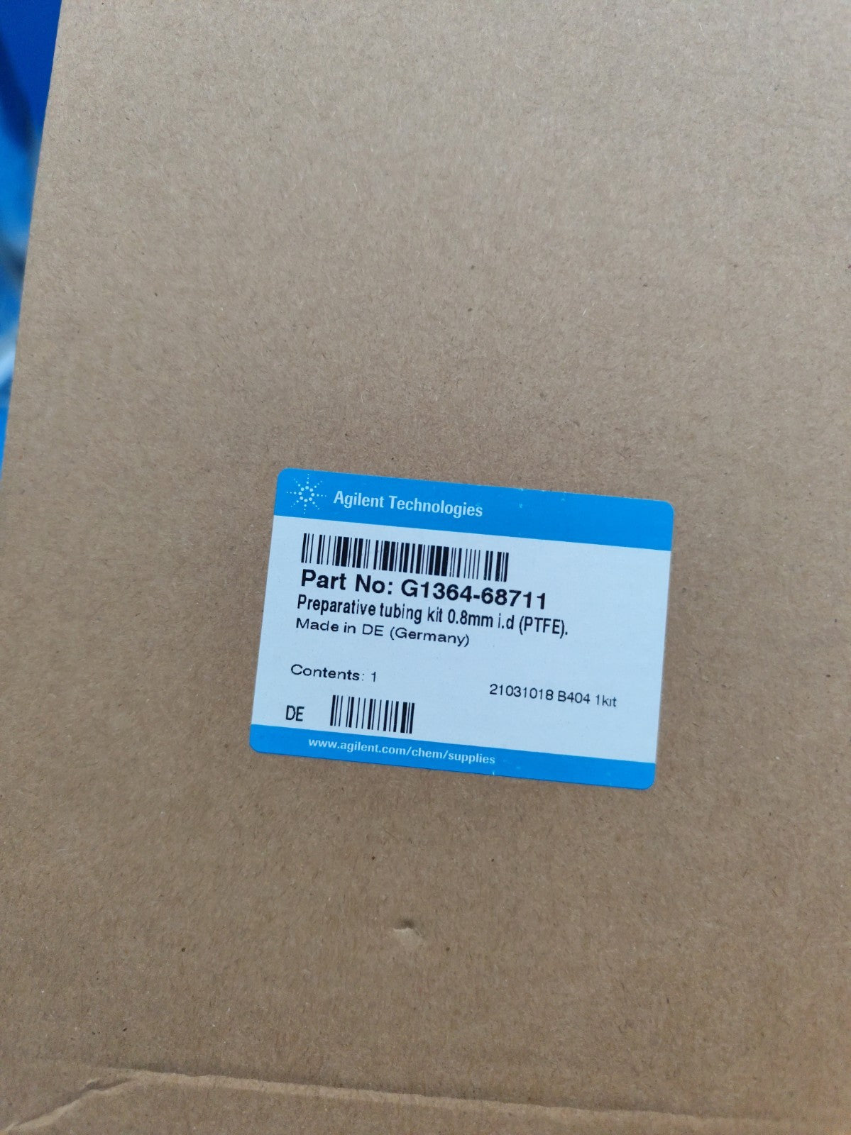 Agilent G1364-68711 Preparative tubing kit 0.8mm i.d (PTFE)