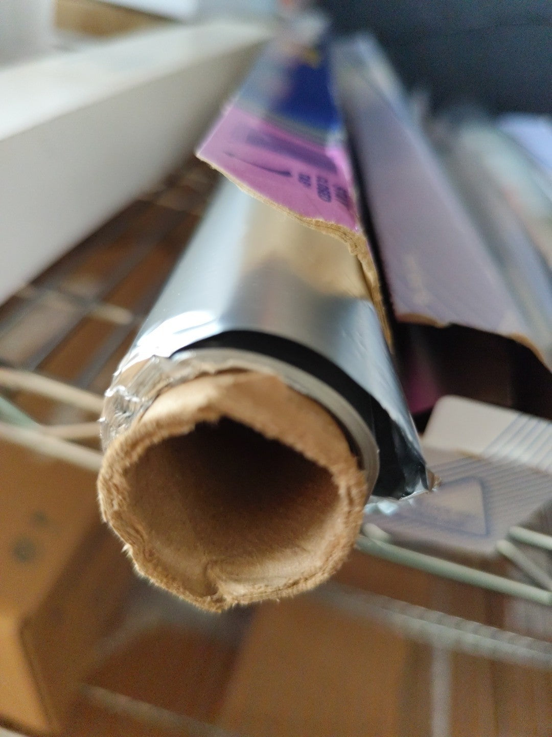 Aluminum Foil 10 Rolls Patially Used