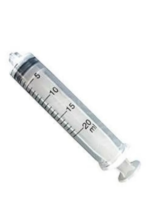 5/10/20/50 pack 20 ml Luer Lock syringes without needle indiv.wrapped sterile