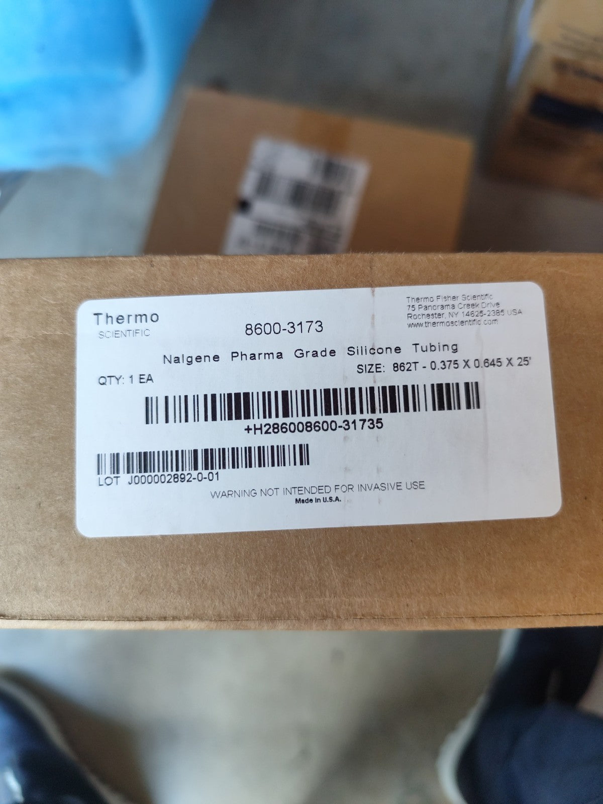 Nalgene Pharma-Grade Platinum-Cured Silicone Tubing Peristaltic Pumps 8600-3173