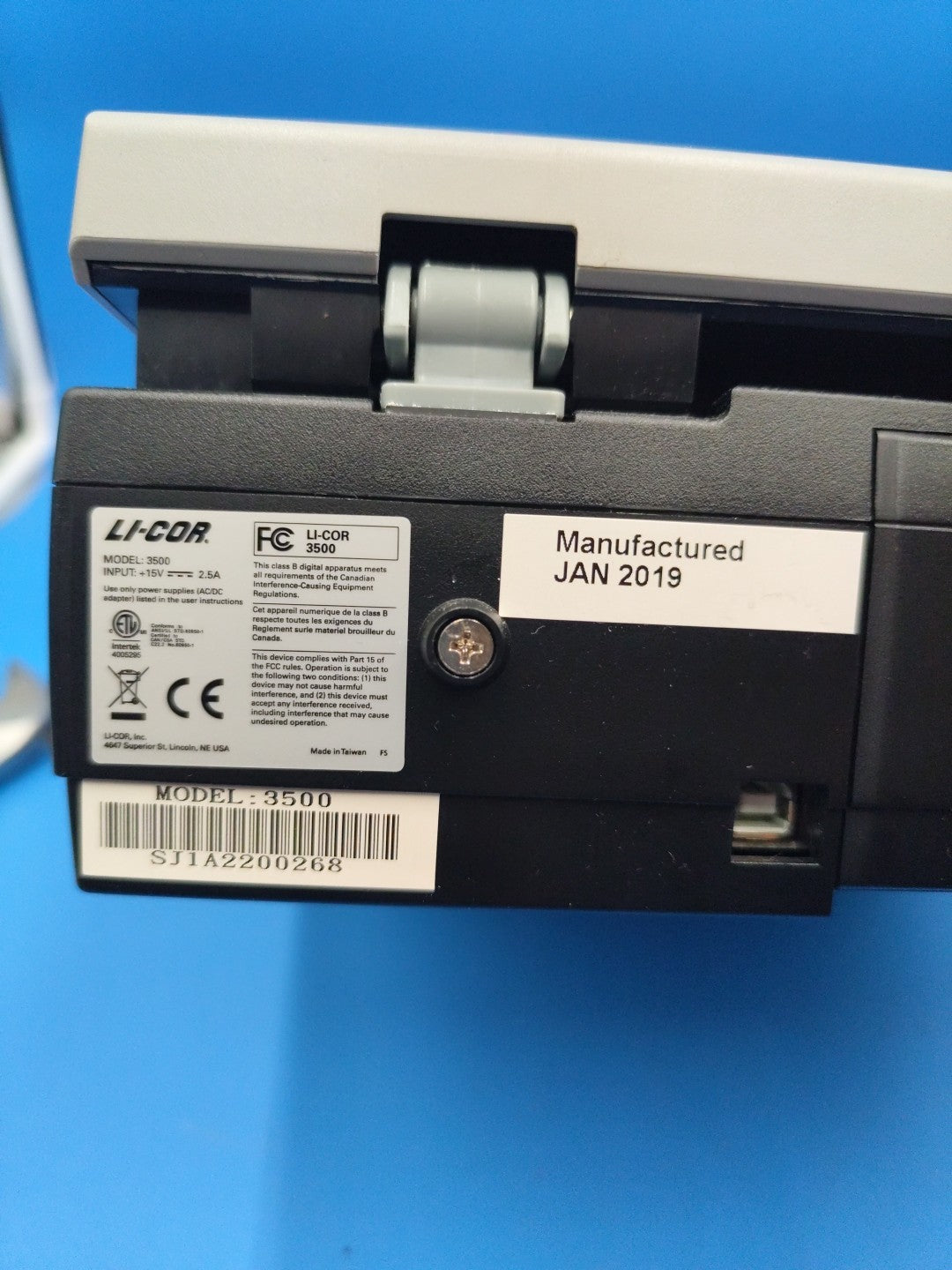 Li-cor Gel Scanner Imager 3500