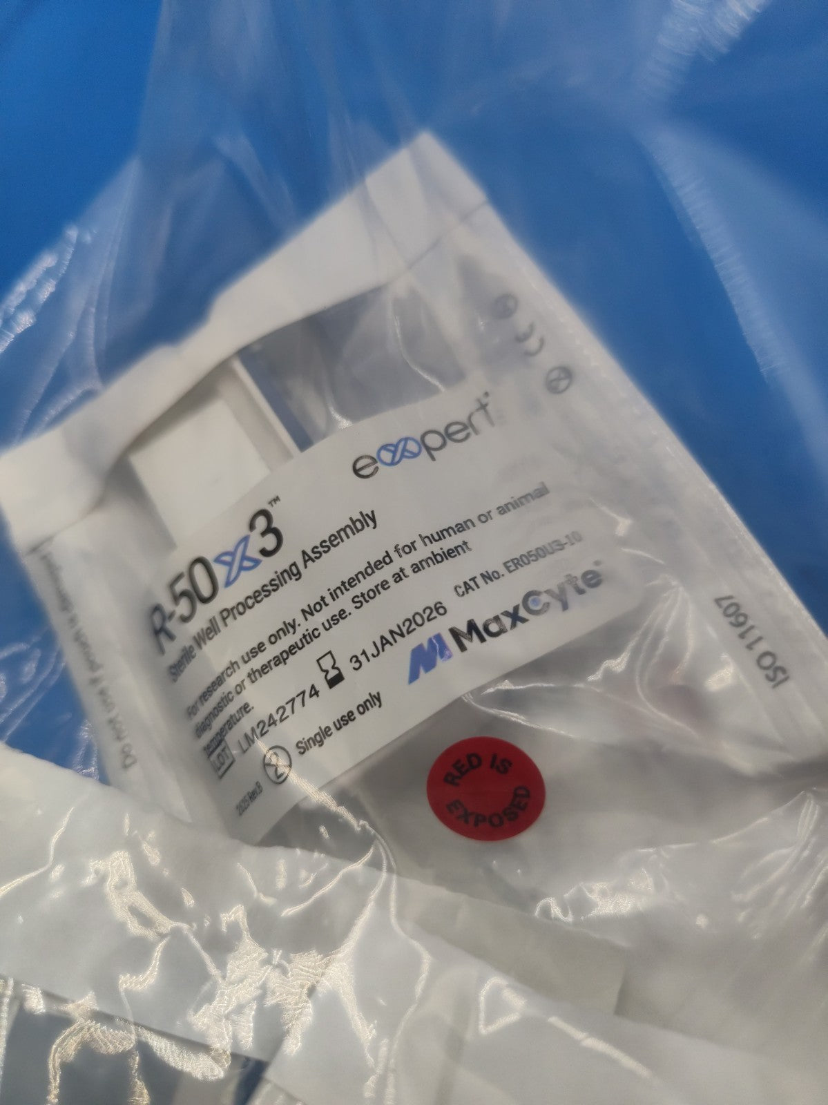 (5) MAXCYTE R-50x3 Expert Electroporation Processing Assembly