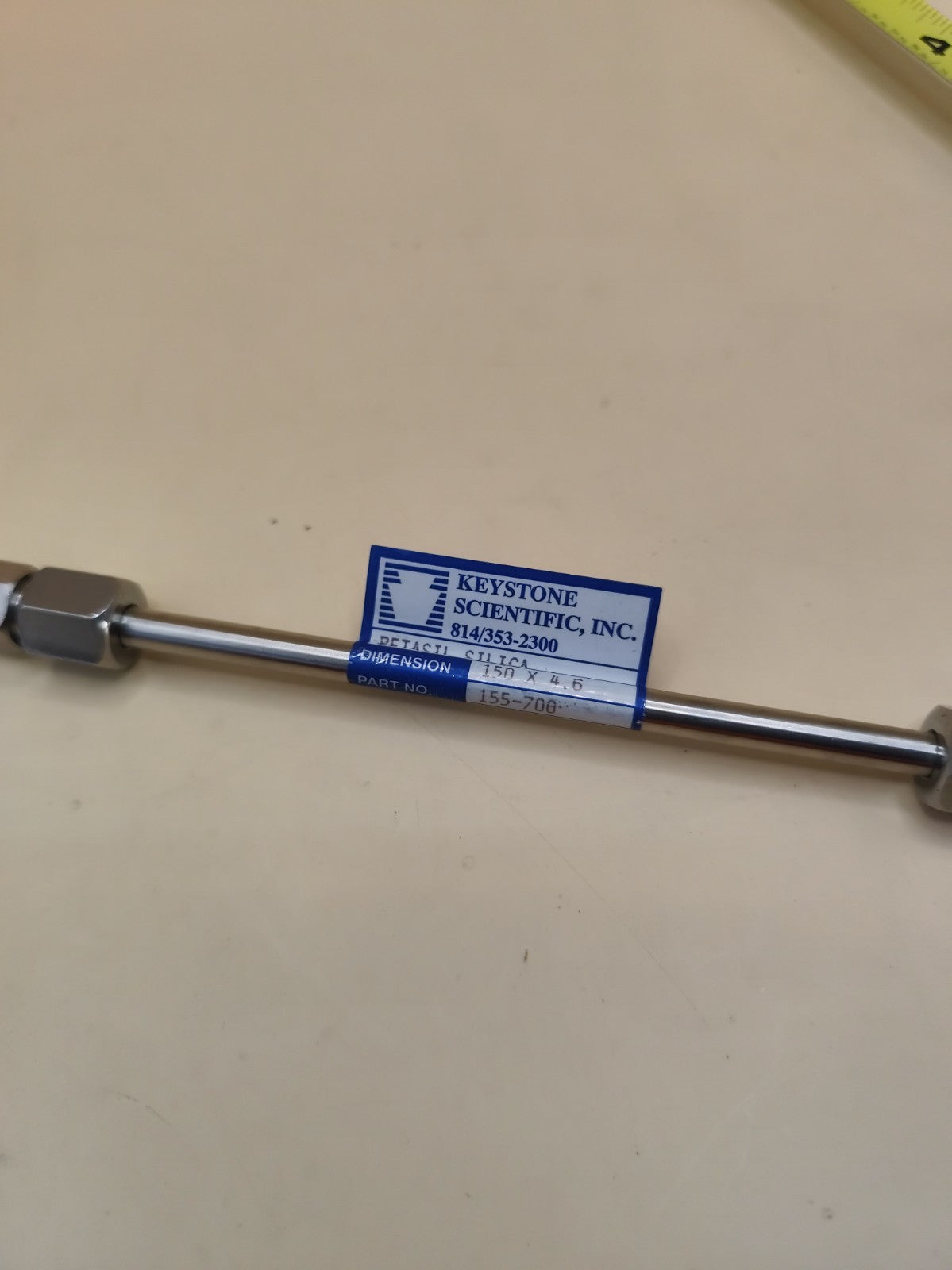 Keystone Scientific Betasil Silica 150 X 4.6 100A 155-700 HPLC Column 