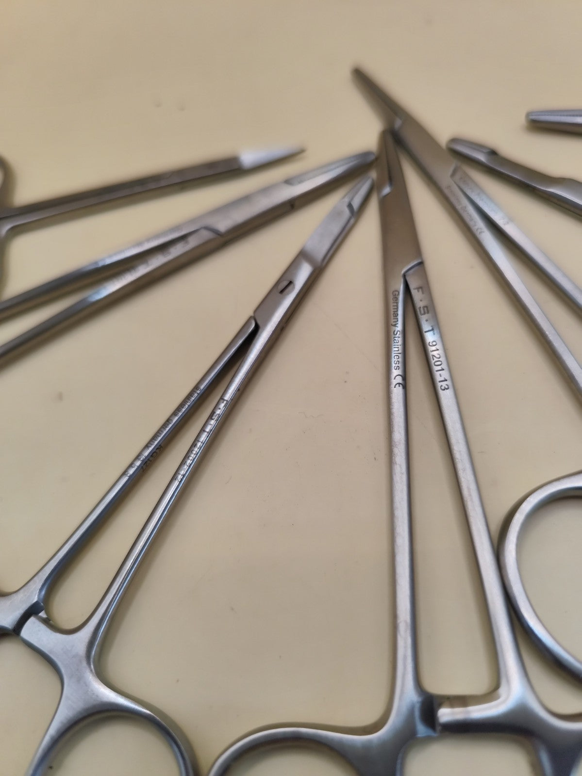 Lot Of 7 - FST Fine Science Tools And Miltex Surgical Stainless Scissors Germany