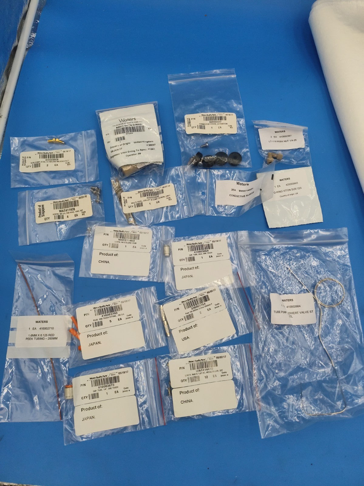 Large Lot Of Waters Service Parts