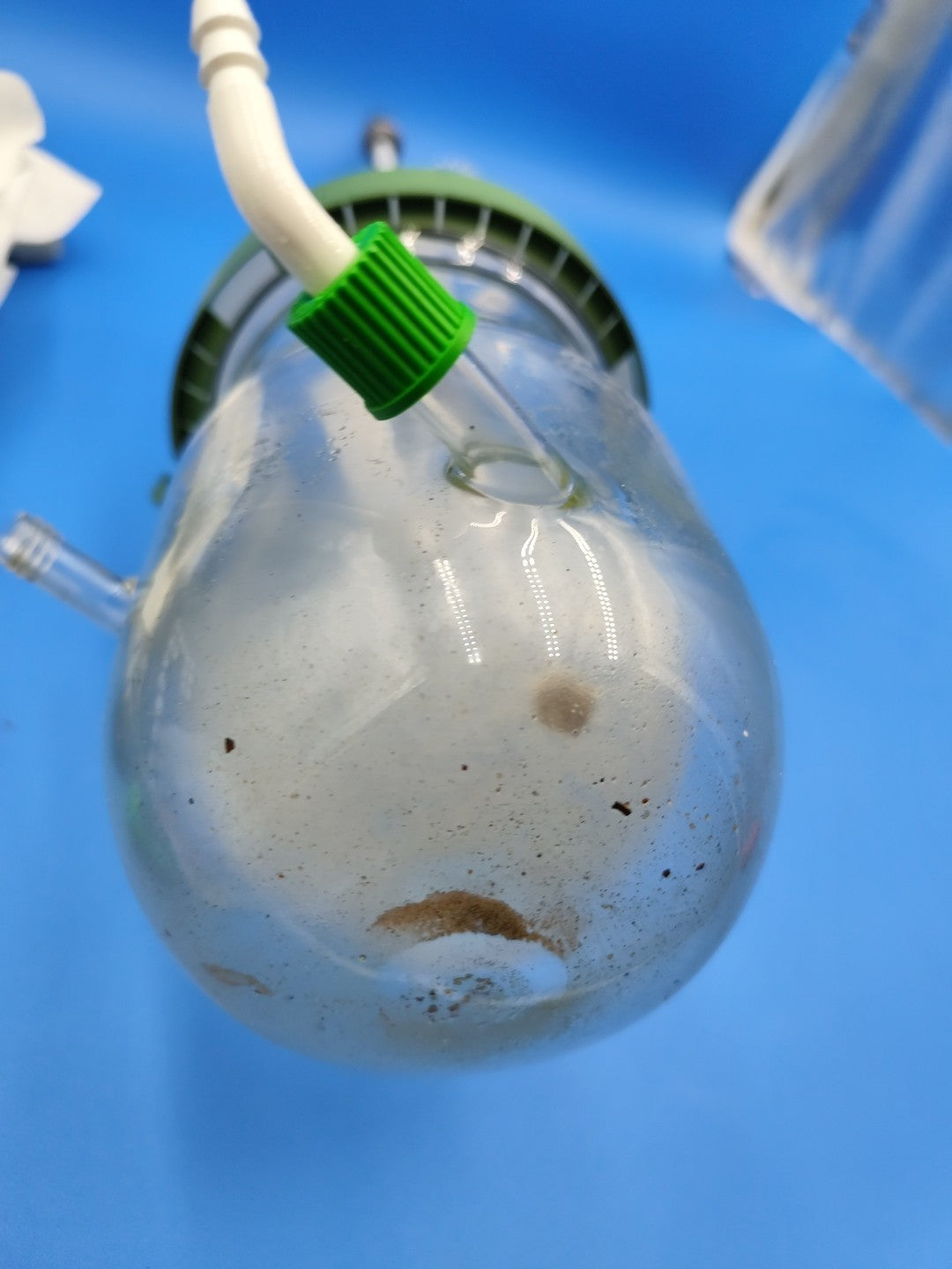 Chemglass Jacketed 500 ml Reactor Bioreactor Used No Chip