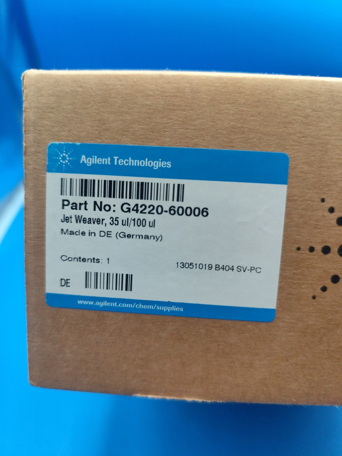 G4220-68135 Agilent Jet Weaver 35ul / 100ul