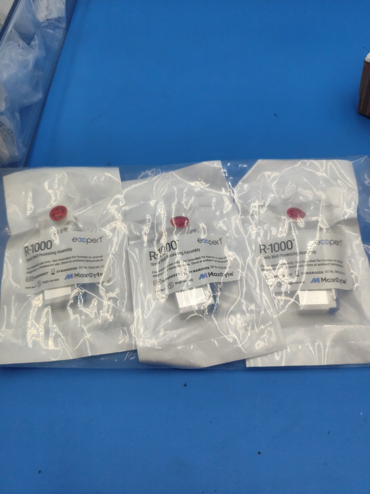 3/Pk MAXCYTE R-1000 Expert Electroporation Processing Assembly