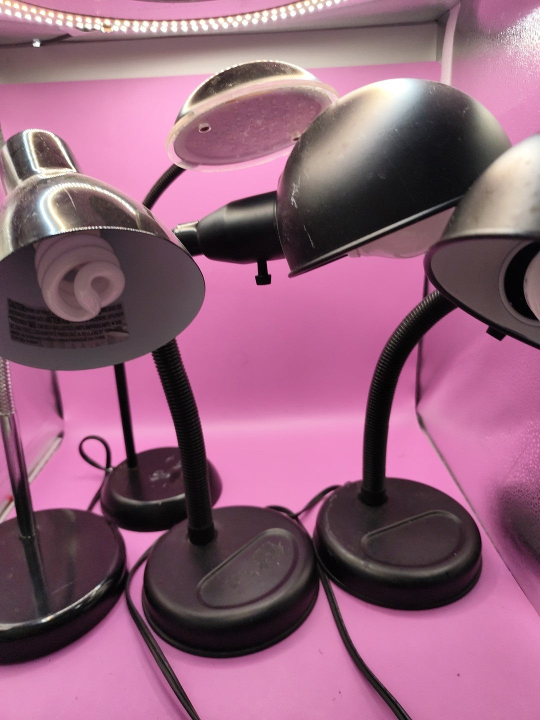 Set Of Four Table Lamps Reading Lamp