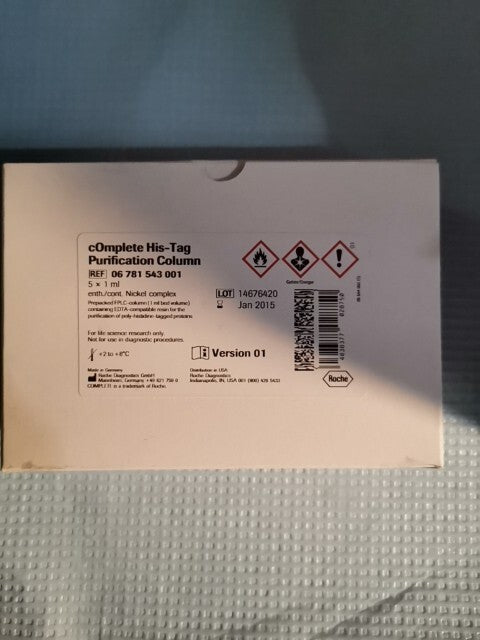 RochecOmplete™ His-Tag Purification Column 4x 1ml Expired