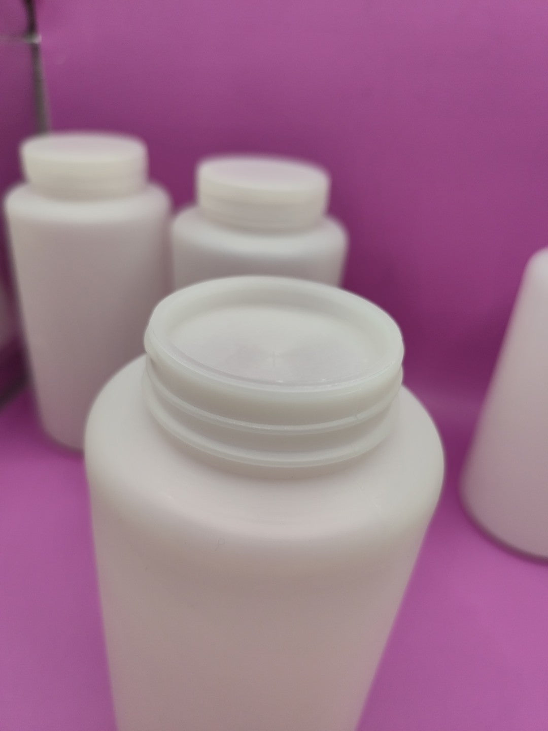 Set Of 4pcs 1000ml HDPE Wide Mouth Plastic Container