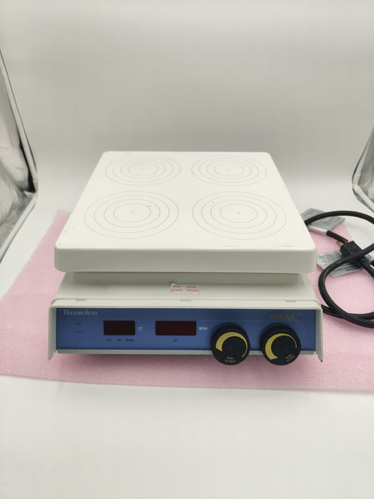 Barnstead /Thermolyne Mirak 4 Position Digital Heating Magnetic Stirrer SP73235