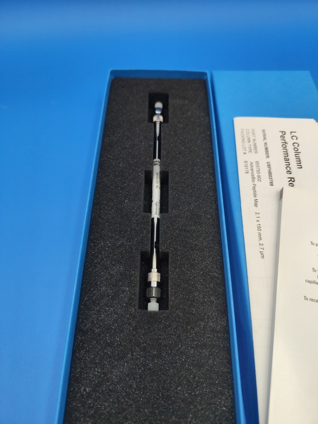 653750-902 AdvanceBio Peptide Mapping 120Å, 2.1 x 150 mm, 2.7 µm