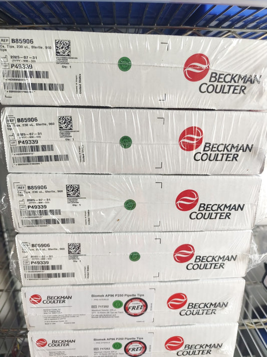 Beckman Coulter Biomek i-Series 230ul Sterile Pipette Tips B85906 New 960 Tips 