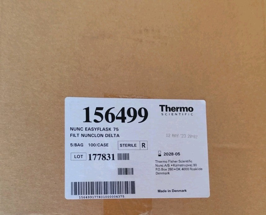 Thermo Nunc EasYFlask Cell Culture Flasks 156499 Expiration 2028