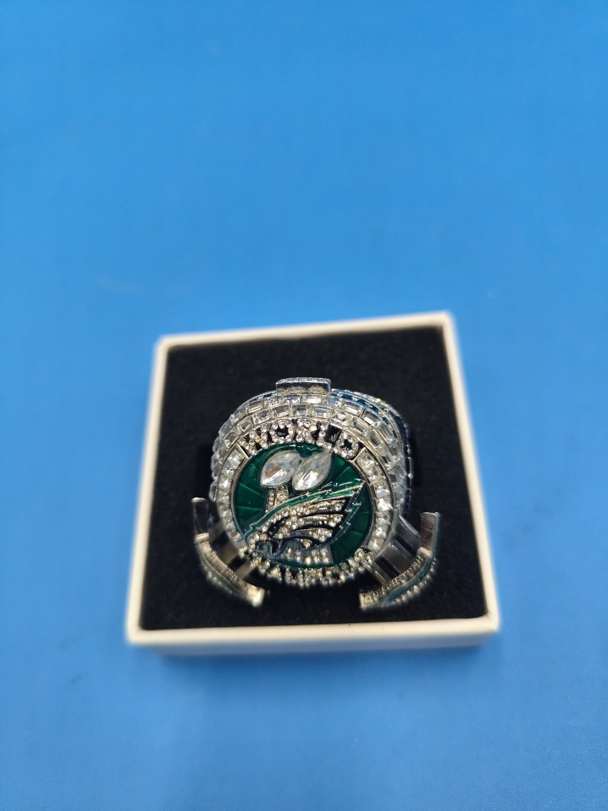 Hurts Eagles Fan Collectors Ring Superbowl Champions