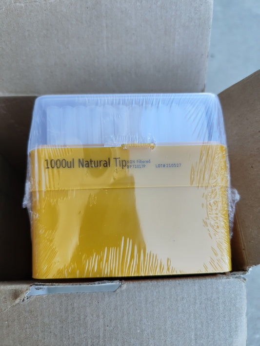 6 Racks 1000ul Natural Tip Non Filtered BP71017P New With Wrap