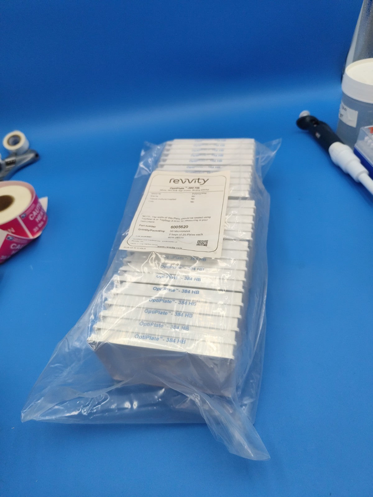revvity optiplate 384HB white 384 well high protein binding 6005620 25pcs