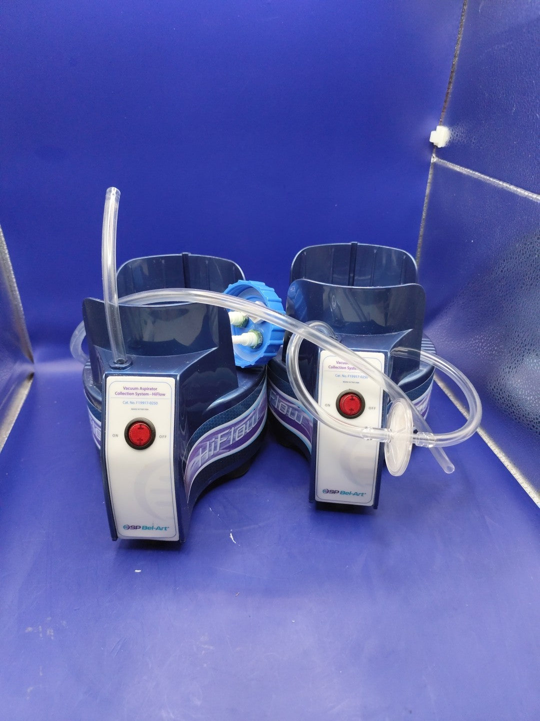 Set Of 2 Bel-art Vacuum Aspiration System HiFlow No Power Supply