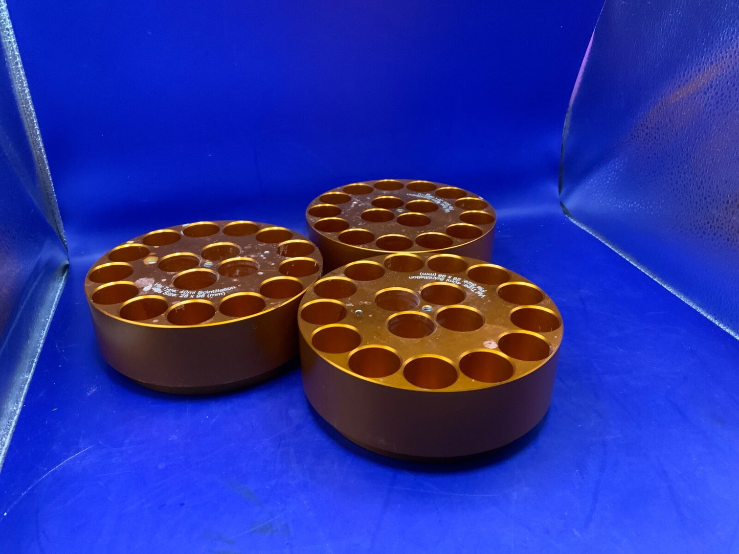 Round Metal Reaction Block from ChemGlass Ace Glass etc