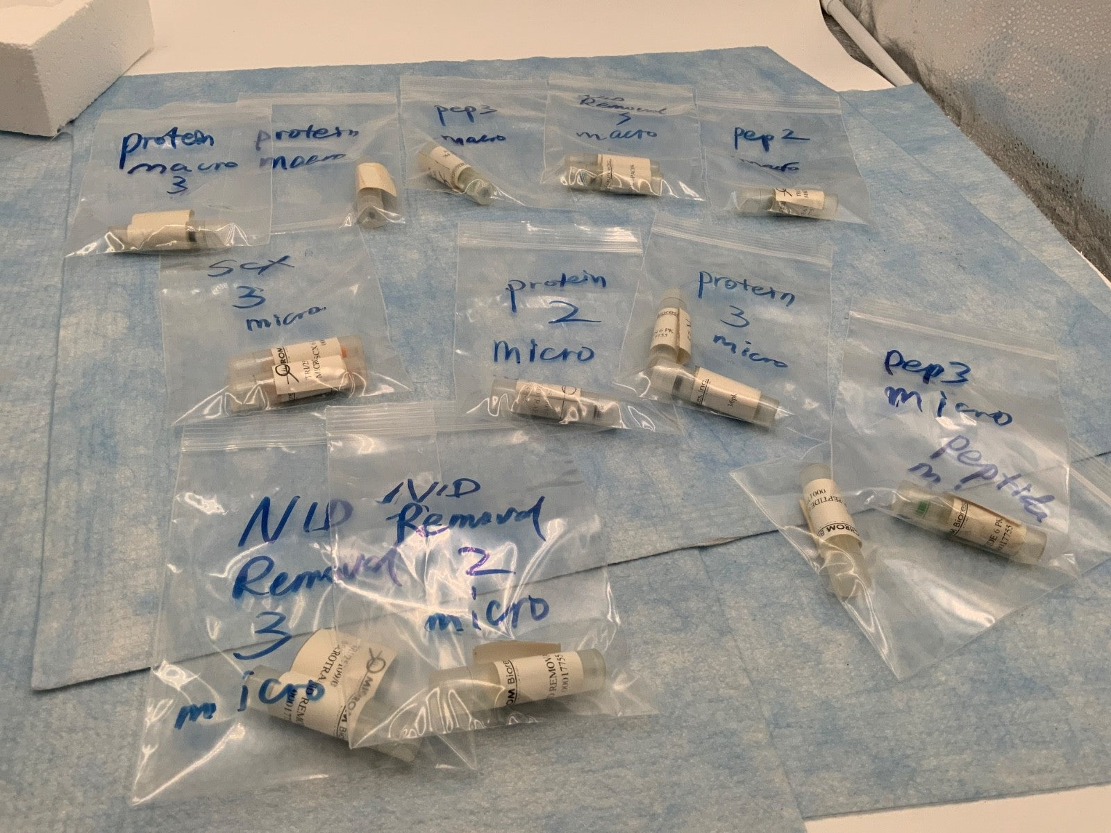 Opti-trap MicroTrap MacroTrap Protein Peptide NID SCX