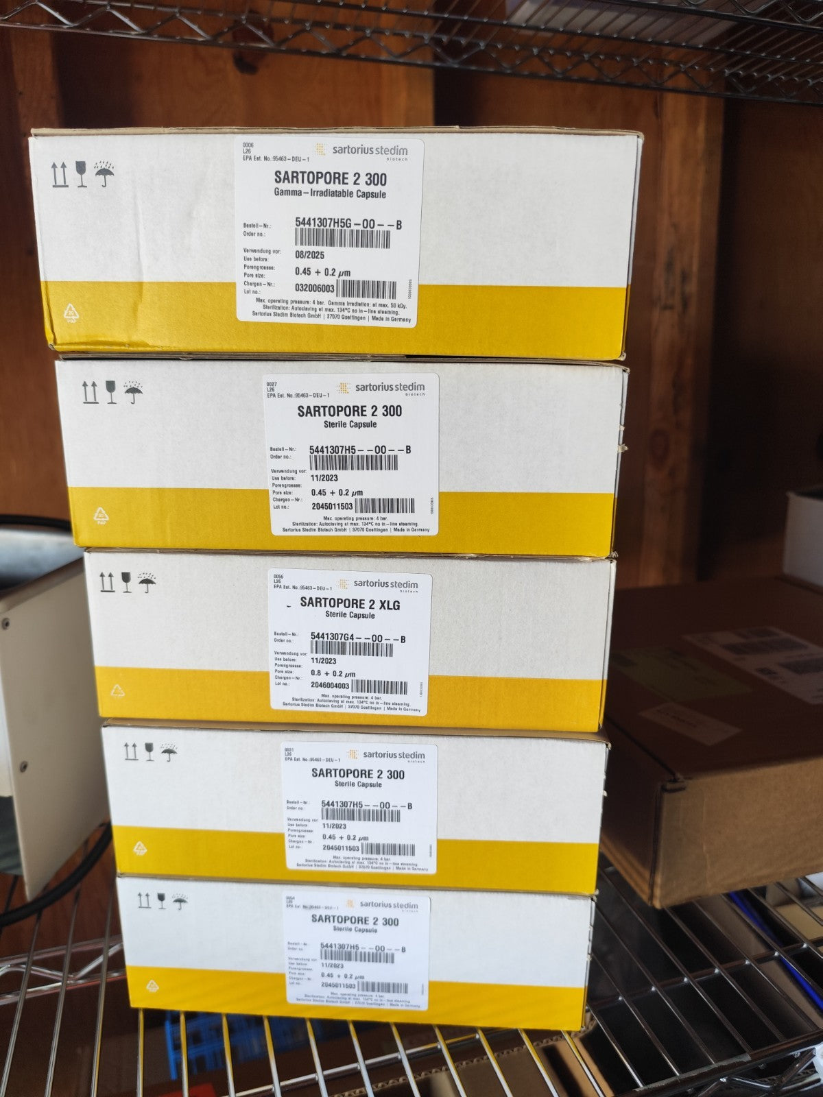 Sartorius Cat No 5441307H5--00--B Sartopore Size 5 Sterile Capsule