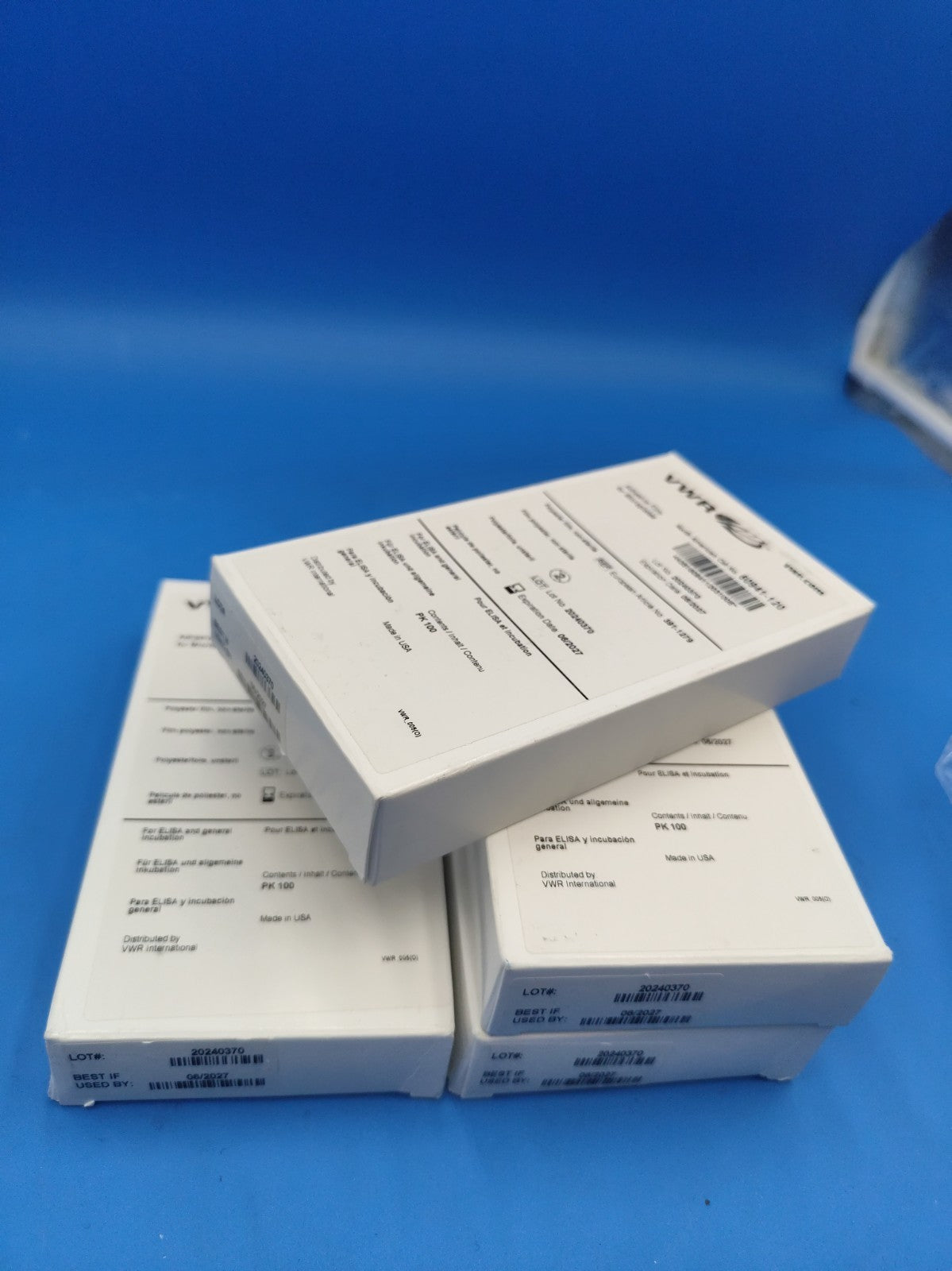 VWR Adhesive Film for Microplates 60941-120 Pack of 100 Year 2027
