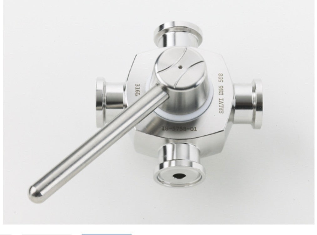 Salvi Ventil 2 W-4P GE Cytiva DN6-TC25 Valve 4-Port 2-Way ID 6 mm 18575701