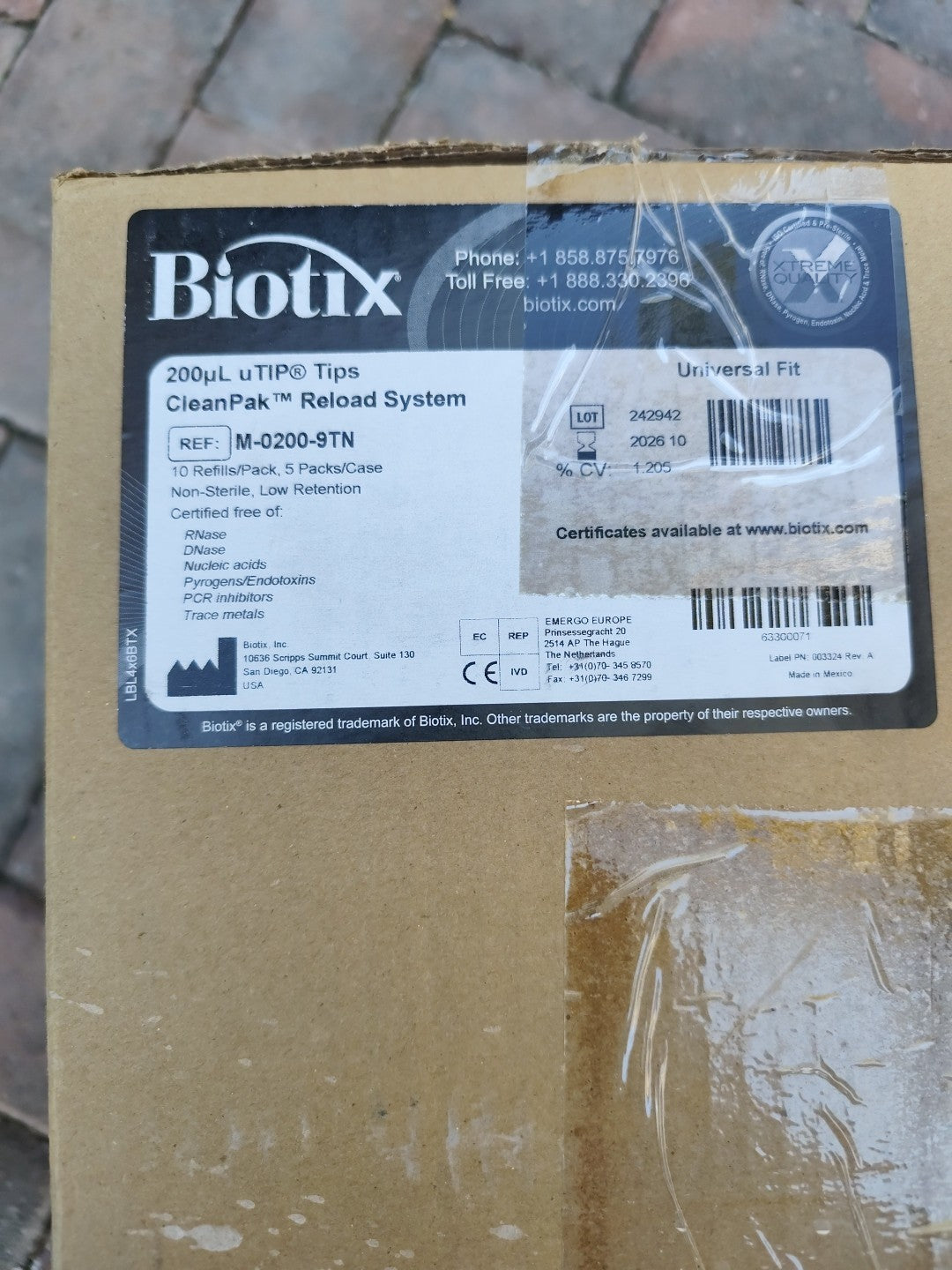 biotix util tip cleanpak 200ul reload system