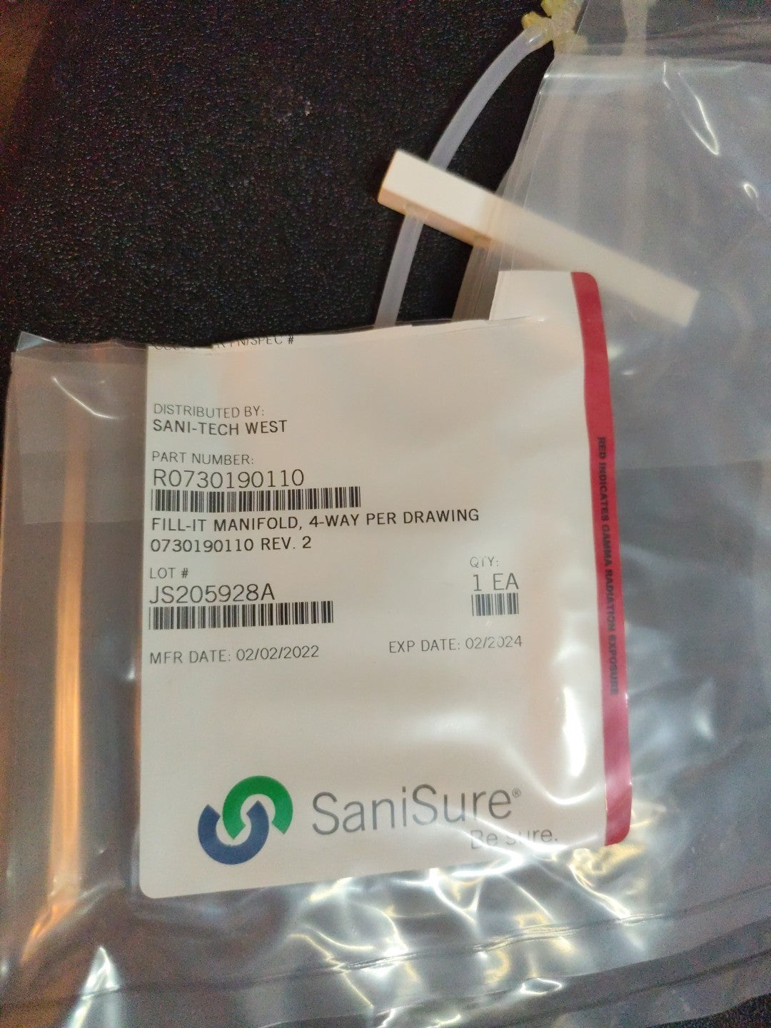 fill in manifold 4 way 0730190110 SaniSure