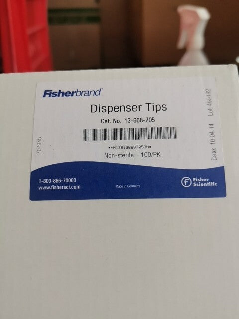 fisher dispense tips 13-668-705 Open Box