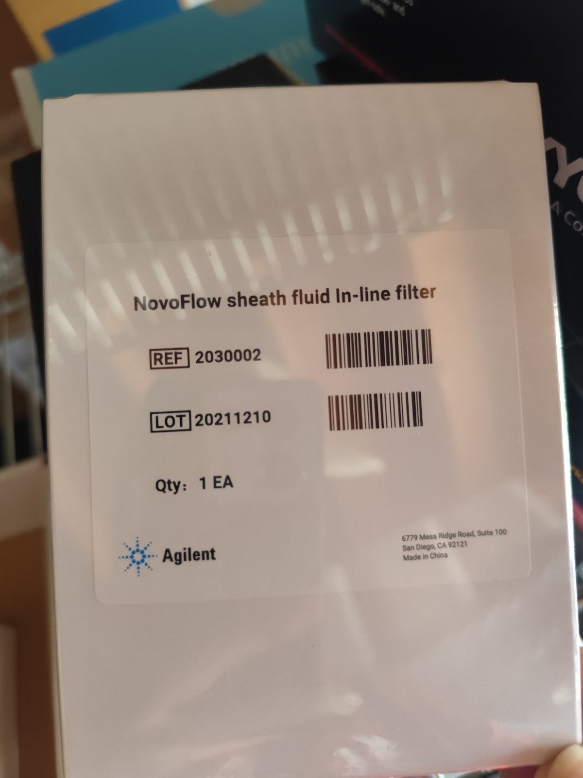 NovoFlow sheath fluid In-line filter 2030002