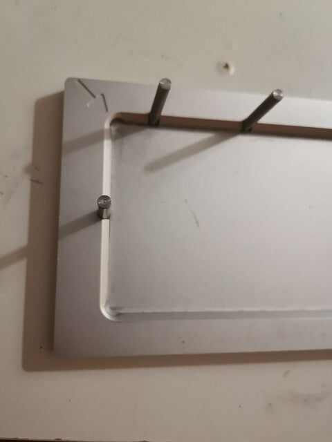 One Used Metal Bracket For Setting Hanging Crystallization Experiments