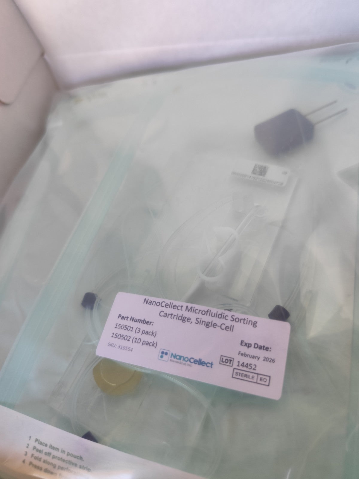 Nano Cellect Microfluidic Bulk Sorting Cartridge 150502 Box Of 10