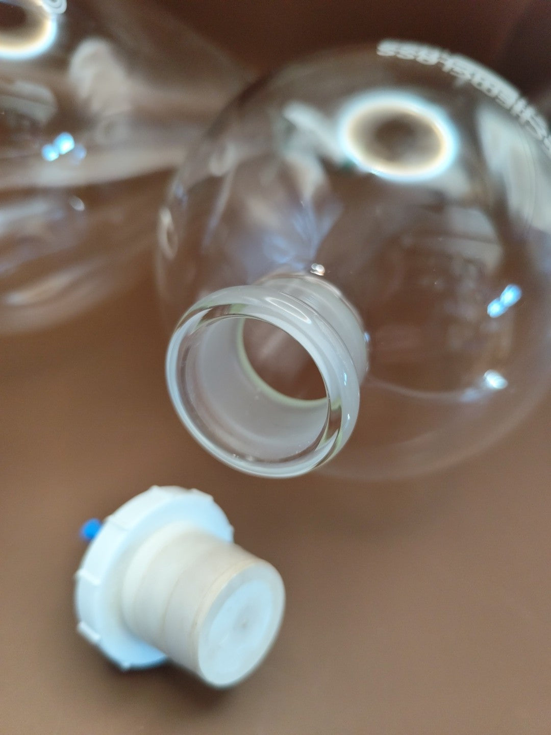 Set Of 2 Chemglass Separatory Funnel Squibb 1000ml 1 Liter