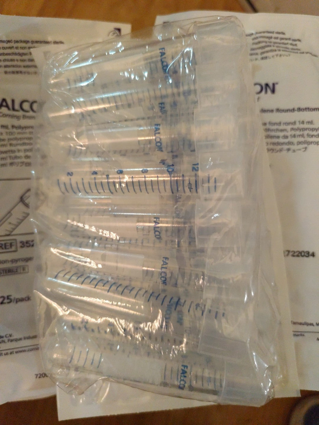 Falcon 352059 14mL PP Round Bottom Tube 9x 25 Total 225 Pieces Corning