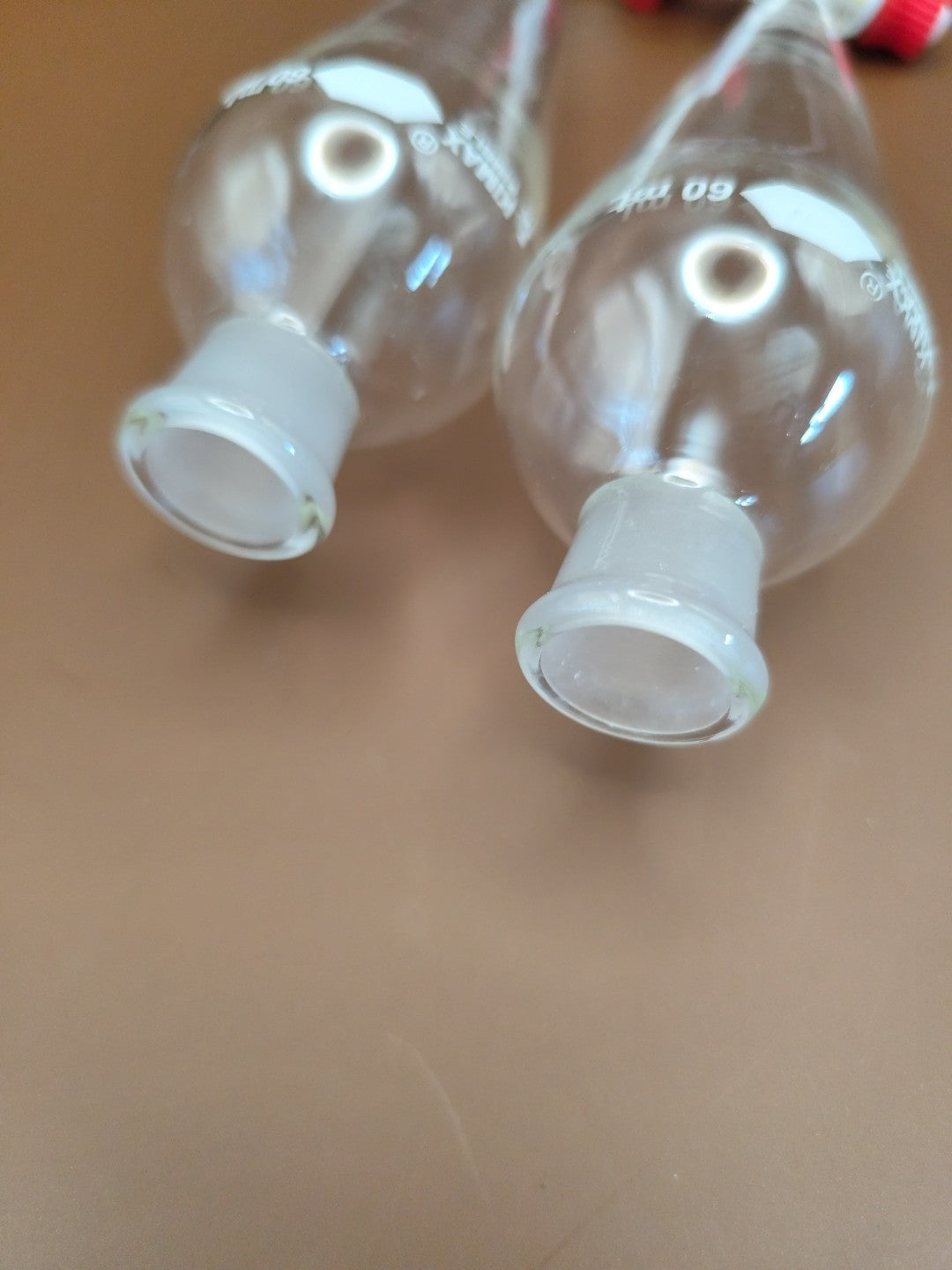 One. Each Kimax Kimble Separatory Funnel Squibb 60ml